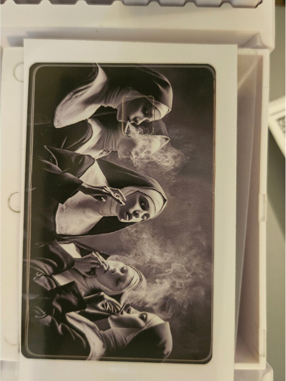 4 nuns on smoke break Bank/Credit/Debit Card Skin Sticker - NEW